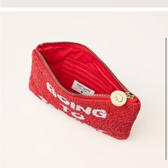 Going to Target Beaded Clutch - kate spade new york x Target Red/White - Picture 4 of 4